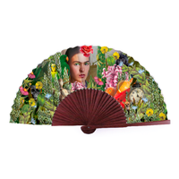 Handfächer, Bambus, Frida Kahlo